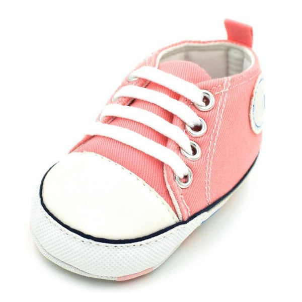 Classic Canvas Newborn Baby Boys Girls First Walkers Toddler Soft Sole Anti-slip Sneakers