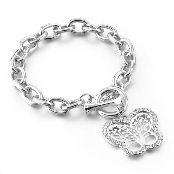 Modern New Fashion Elegant Chain Medalon Bracelet Amazing Luxury Classic Bracelet Women's Gold Bracelets Vintage Tree Of Life