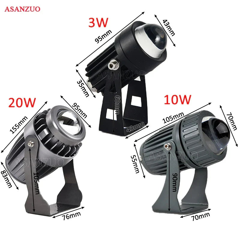 Waterproof LED Garden Spotlight