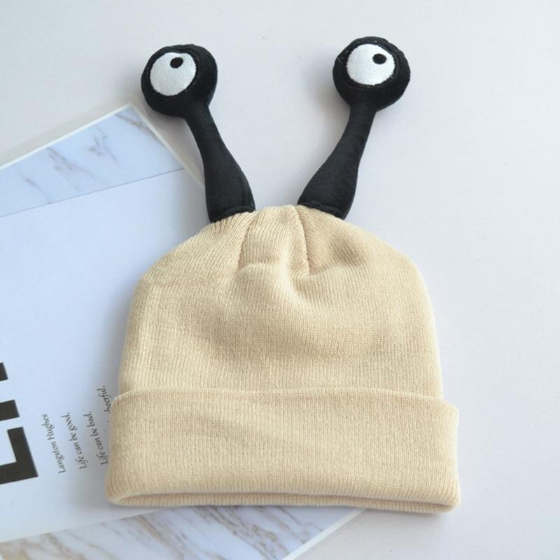 Funny Kids Hats Boys Girls Caps Long Eye Knitted Winter Hats Crochet For Kids In Modern Interesting Design
