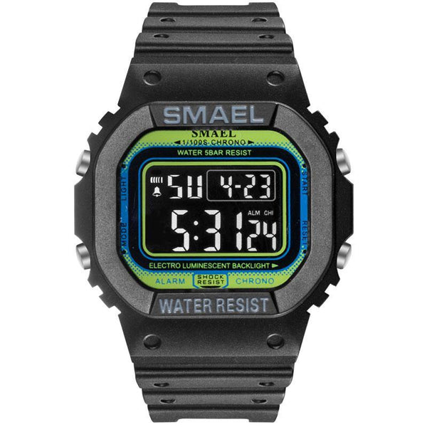 Luxury Modern Sports Watch With Led Digital Display Waterproof 50M Military Famous Unisex Watch For Man and Woman