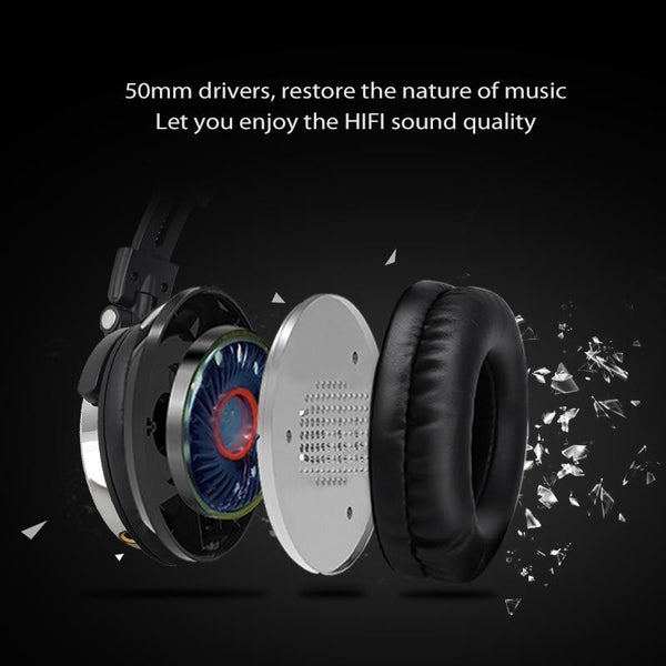 Proffesional Studio Luxury STEVVEX  Headphones Hifi Studio DJ Headphone Wired Monitor Music Gaming Headset Earphone For Phone Computer PC With Mic