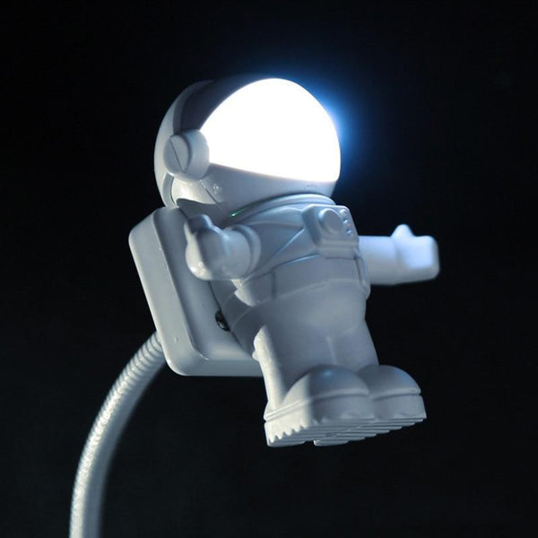 Modern Flexible Led Desk Lamp Flexible USB Nigh Lamp WIth Eye Protection For Keyboard Reading Light On  Astronaut Home Living Room Decor Design