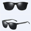 The Luxury Aluminum Sunglasses Polarized Male Sun Glasses Eyewear Accessories For Women and Men With UV400 Protection - Black Gray