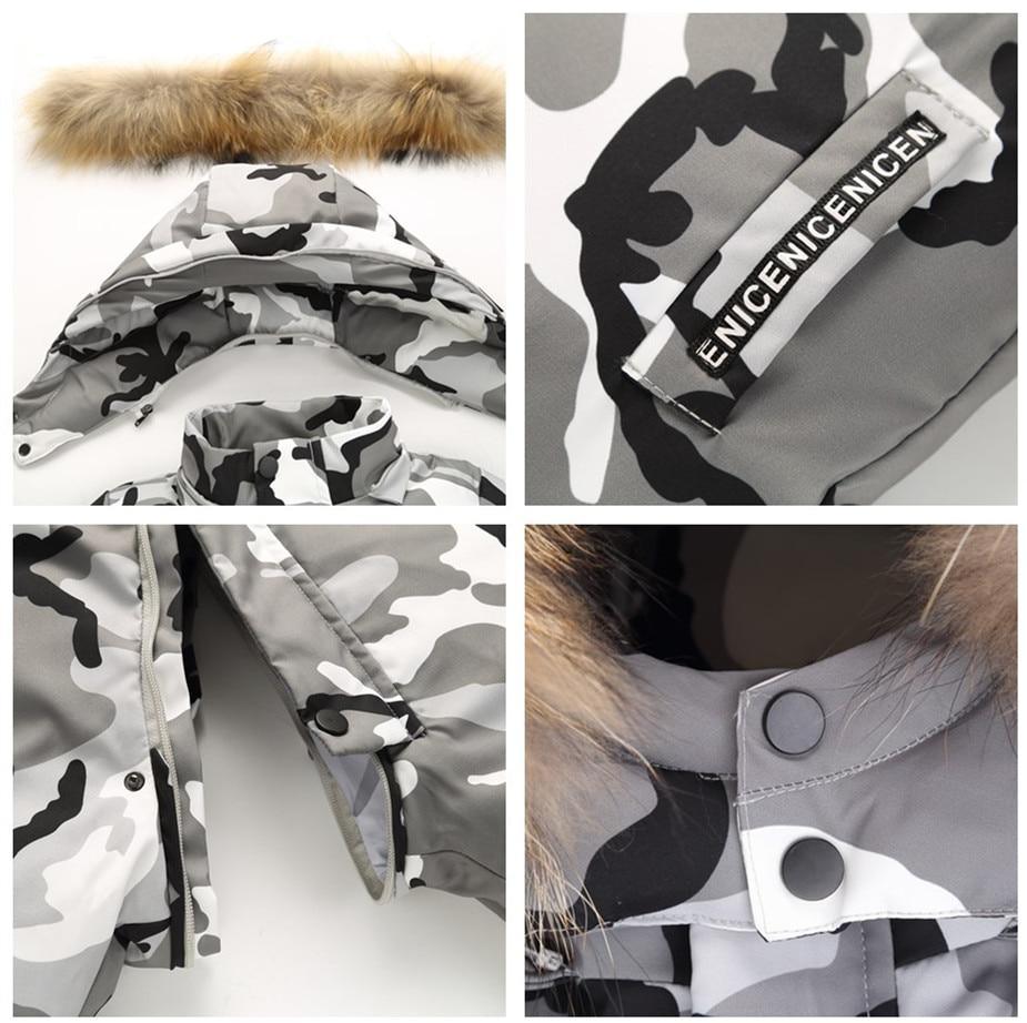 Modern Trend NEW Children's Clothing Jacket Snow Wear Coat Jumpsuit for Girls And Boys Winter Ski Suit For Kids