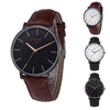 Stylish And Simple Temperament Men CLassic Luxury Watch Relogio Masculino With Leather Watch