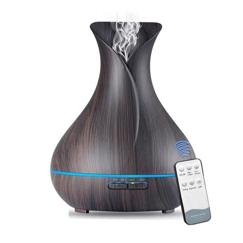 500ML Essential Oil Diffuser Waterless Auto Off,Seven Color Ultrasonic Aromatherapy Humidifier with Adjustable Mist Model,Diffuser for Bedroom Bathroom Home Office spa Yoga