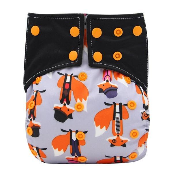 All-In-One  Cloth Diaper for Baby Bamboo Charcoal Eco-friendly Baby Cloth Diaper