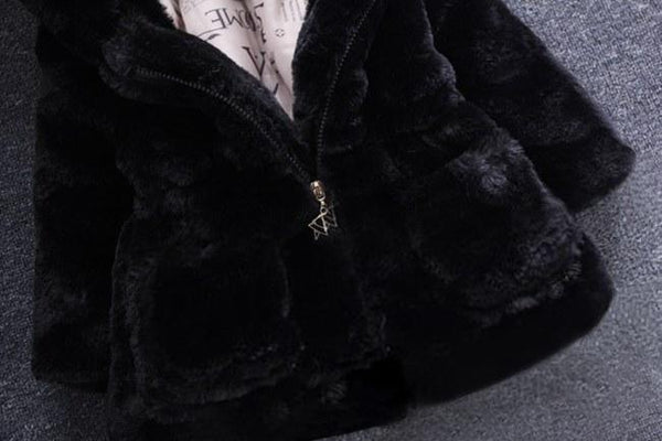 Winter Baby Girls Clothes Coat Fleece Show Jacket Warm Snowsuit 1-7Y Baby Hooded Jacket Children's Outerwear In Modern Elegant Design