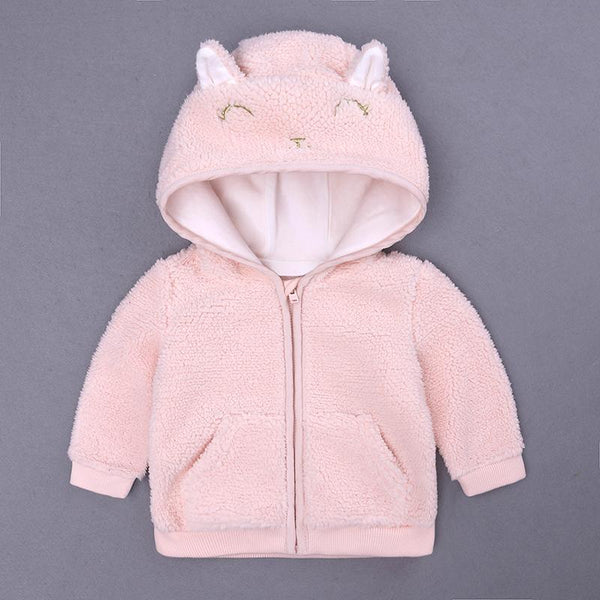 Fashion Spring Baby Coat Lamb Cashmere baby Boy Girl Baby Clothes Infant in Elegant Coat