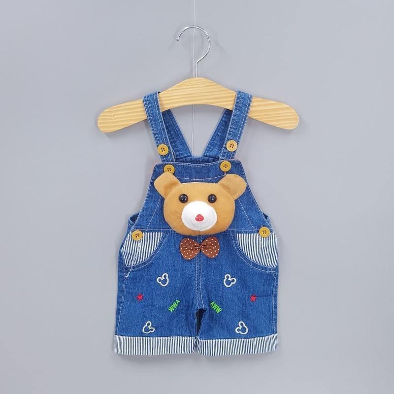 Modern Cartoon Baby Clothing Boys & Girls Jeans Overalls Shorts Toddler Infant Rompers For Kids In Fashion Deisgn