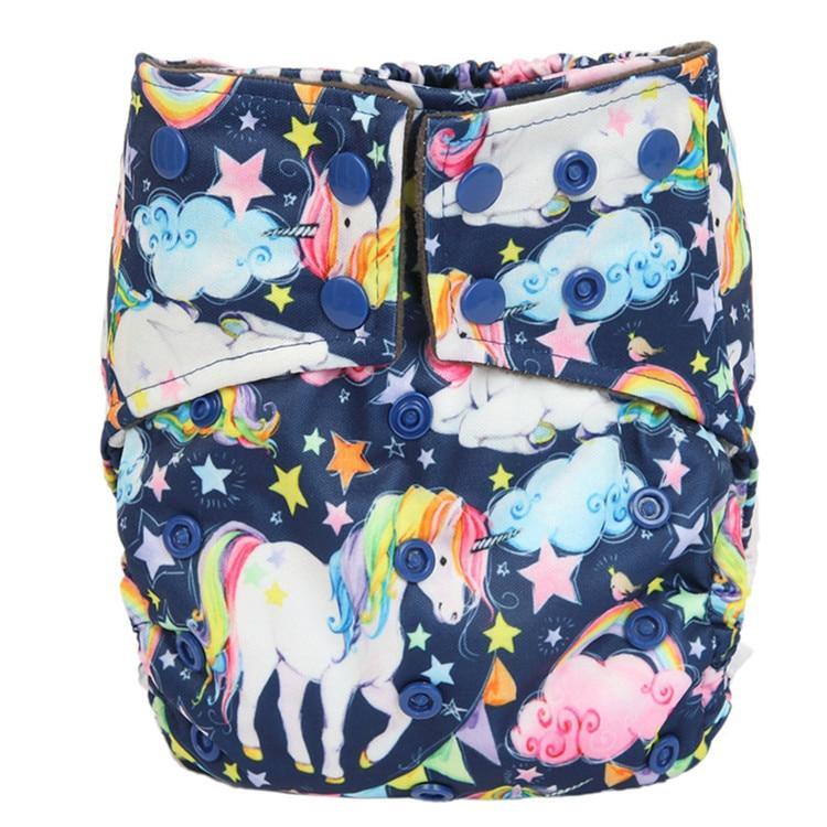 Luxury Charcoal Bamboo Baby Cloth Diaper Nappy Washable Reusable Double Gusset Square Tabs Nappies for Baby and Kids
