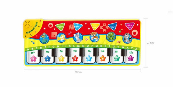Trend Baby Piano Mats Music Carpets Children Touch Play Game Musical Carpet Mat Educational Toys  Electronic Toy For Kids