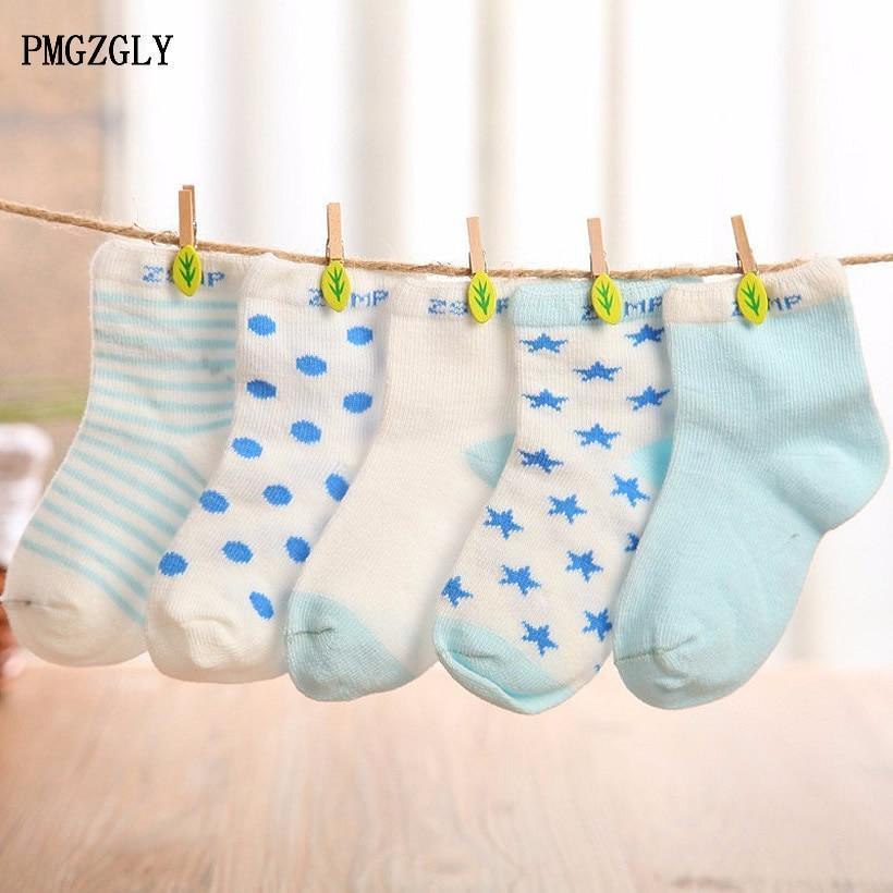 5 Pairs Colorful Mesh Cotton Thin Newborn Baby Socks For Girls And Boys Toddler Soft Socks