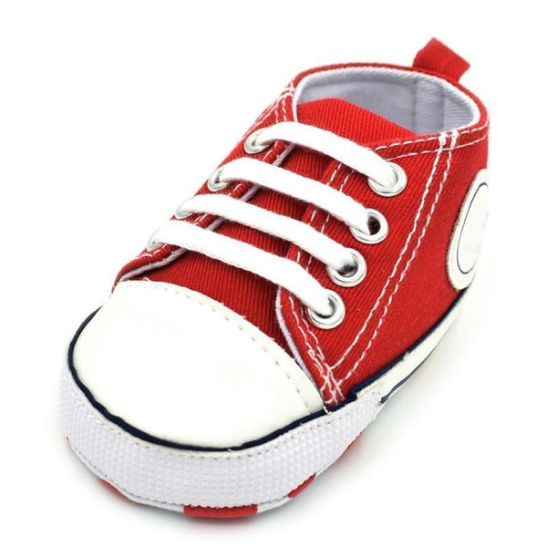 Classic Canvas Newborn Baby Boys Girls First Walkers Toddler Soft Sole Anti-slip Sneakers