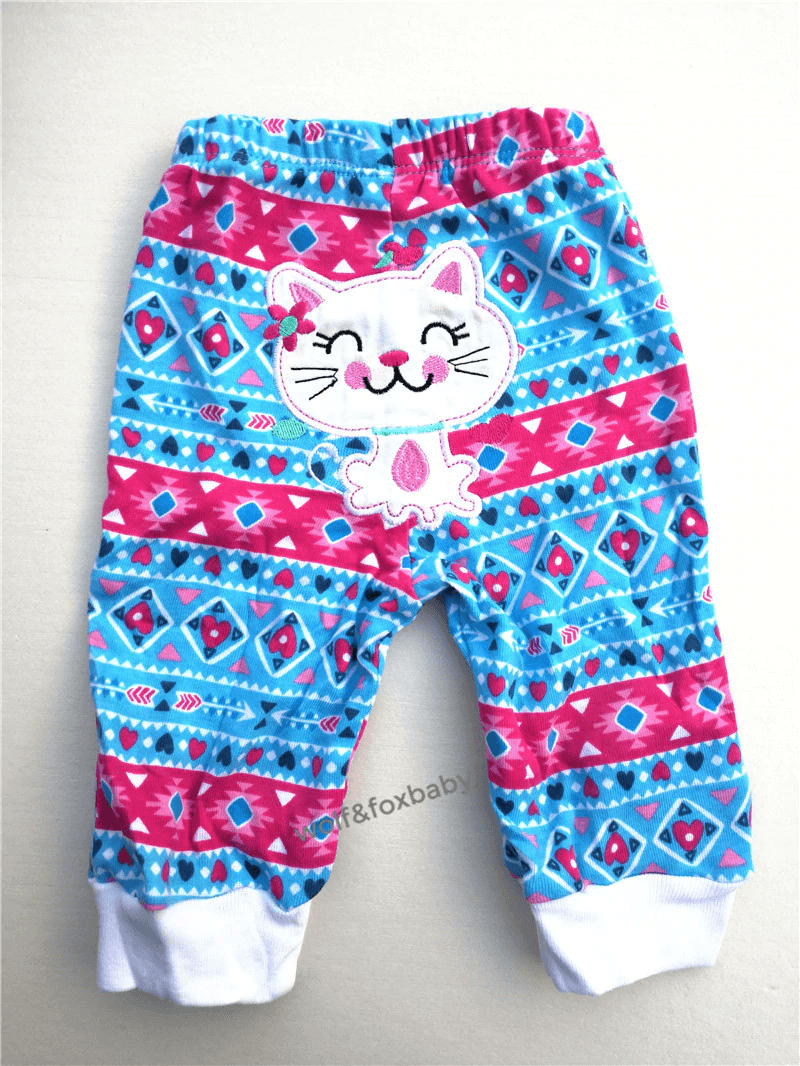 Modern Interesting 5pcs Baby Pants pack 0-2years PP pants trousers Baby Infant Cartoon For Boys And Girls Clothing Pants Set