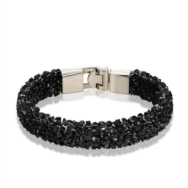 New Modern Fashion Luxury Crystal Shiny Bracelet Amazing Copper Alloy Elegant Bracelet Valentine's Day For Women