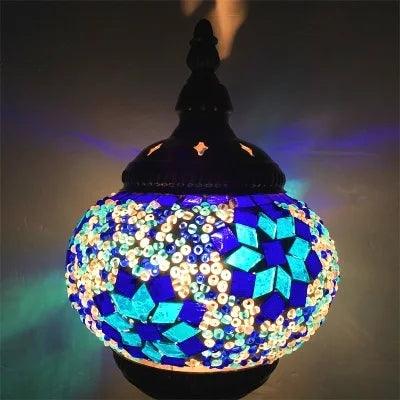 New style Turkey Ethnic Customs Handmade Lamp Romantic Cafe Restaurant Bar Tree Pendant Light Bar Mosaic Pendant Lamp