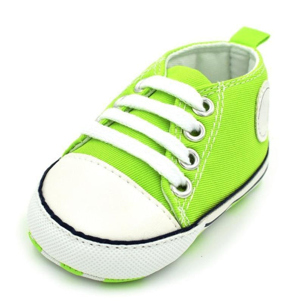 Classic Canvas Newborn Baby Boys Girls First Walkers Toddler Soft Sole Anti-slip Sneakers