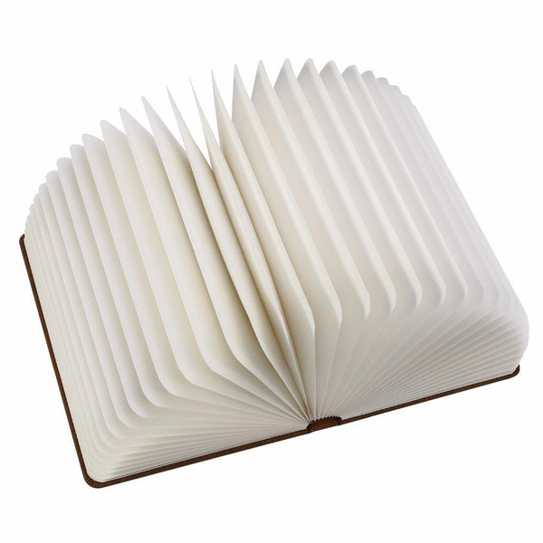 STEVVEX Led Book Lamp Light USB Rechargeable Foldable Wooden Night Light Valentine Birthday Christmas Gift for Family Friend Rechargeable Unique Gift