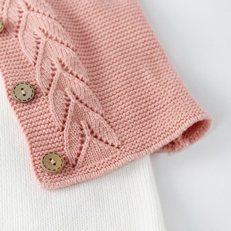 Modern Cotton Baby Girl Cardigan Clothes With knitted Outerwear & Coats for Infant Boys and Girls Romper Winter Jumpsuit