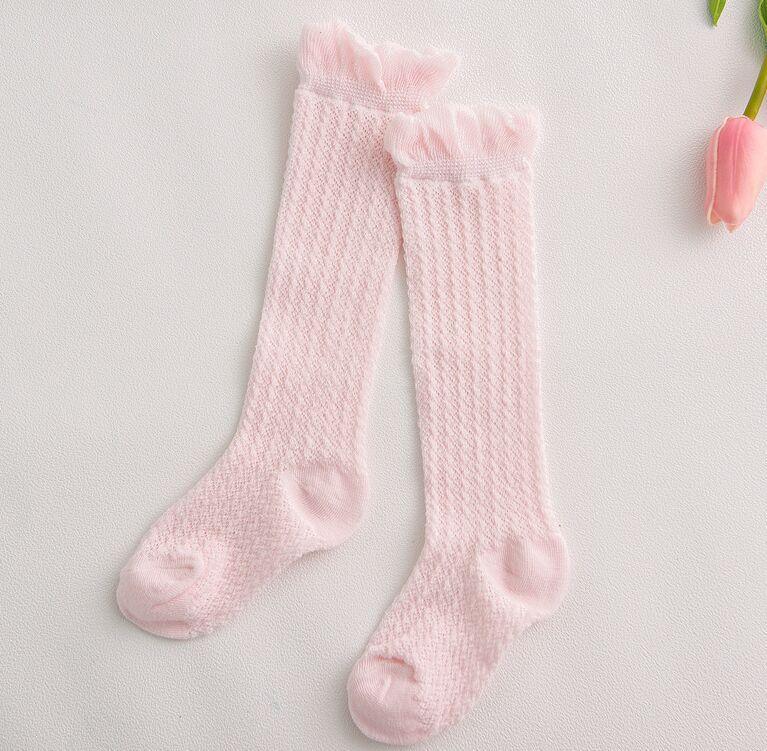 Modern Baby Girl Pure Cotton Summer High knee Mesh Breathable Cotton Long Girl Socks
