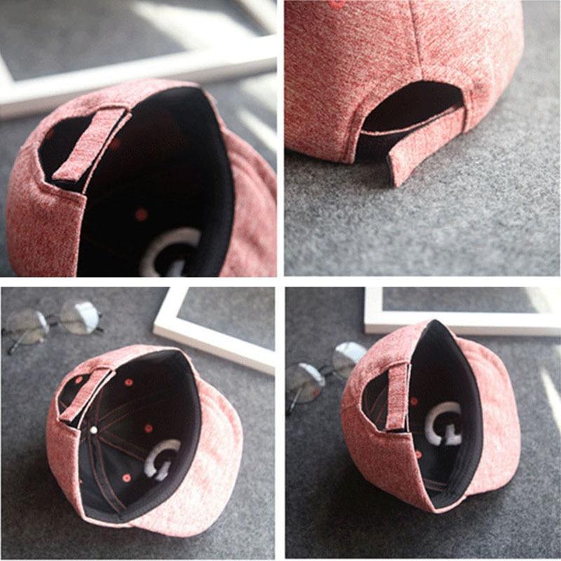 Cotton Baby Adjustable Letter Baseball Caps For Boys & Girl Hats Children Snapback Hip-Hop Sun Hat In Modern Style