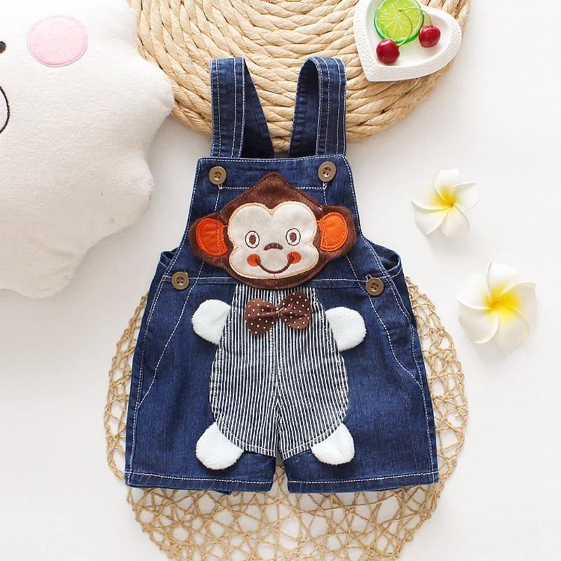 Modern Cartoon Baby Clothing Boys & Girls Jeans Overalls Shorts Toddler Infant Rompers For Kids In Fashion Deisgn