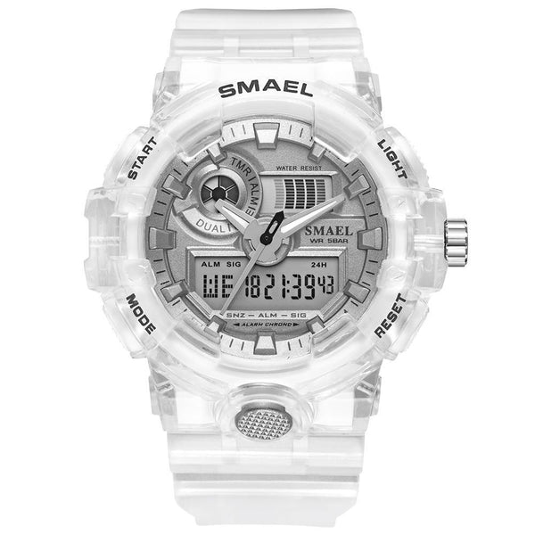 Sport Digital Watch for Men and Woman With Luminous Dual Time Waterproof 5 Bar Modern Men's Military Wristwatch WIth Night Mode