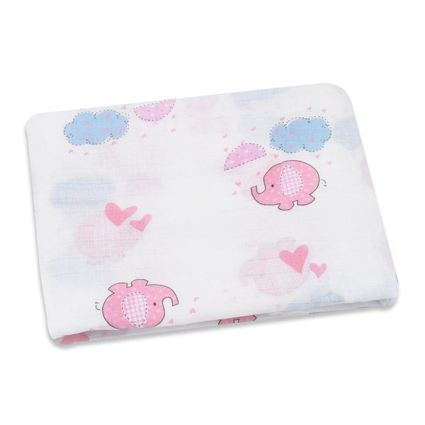 Lightweight Cotton Soft Fruits Print Muslin Baby Blankets Bedding For Newborns Swaddle Blanket For Babies