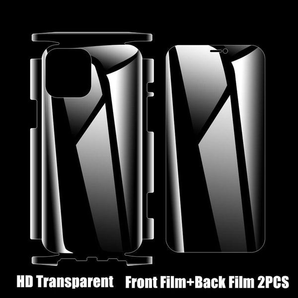 360 Front+Back Full Body Film On the Screen Protector For iPhone 14 13 Pro Max 12 Temper Film Premium HD Clarity Anti-Fingerprint/Scratch Screen Protector 11 Mini Ultra Thin Matte Clear Cover