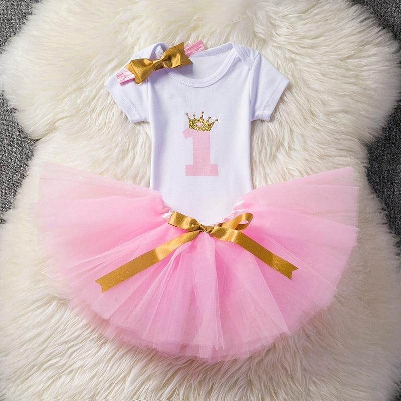 Modern Unicorn Baby Kids 1st year Girls Dress For Birthday Party Outfits Infant Princess Girls Clothes 12 Months Kids
