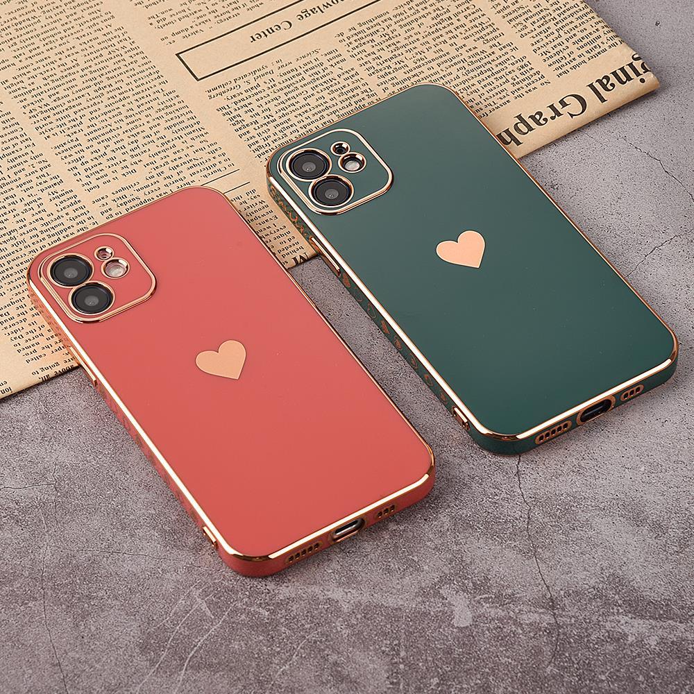Elegant Women Phone Case For iPhone 13 14 Pro Camera Lens Protection For iPhone 12 11 Pro Max 14Plus Shockproof Case Luxurious Bumper Cute Pattern Women Girls Soft Silicone Shockproof Camera Case