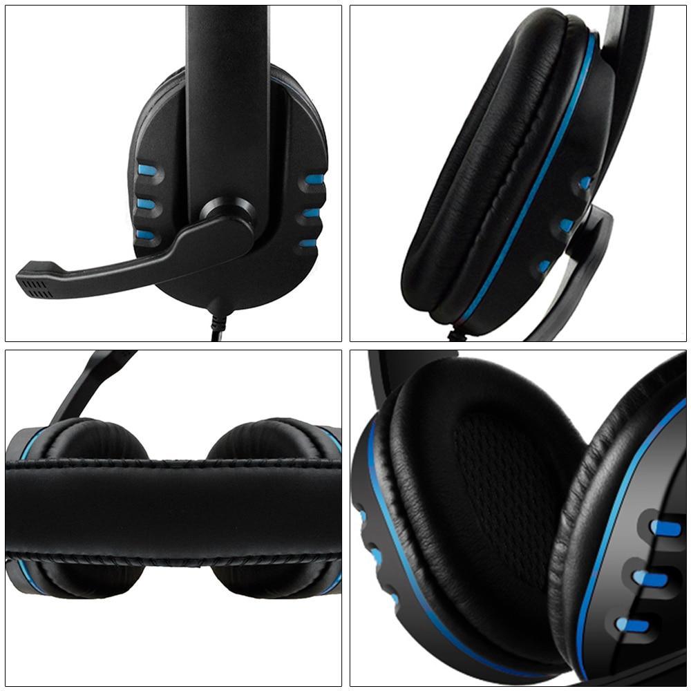 Gaming Headphones 3.5mm Wired Game Headset Noise Canceling Earphone with Microphone Volume Control for PC Laptop Smart Phone