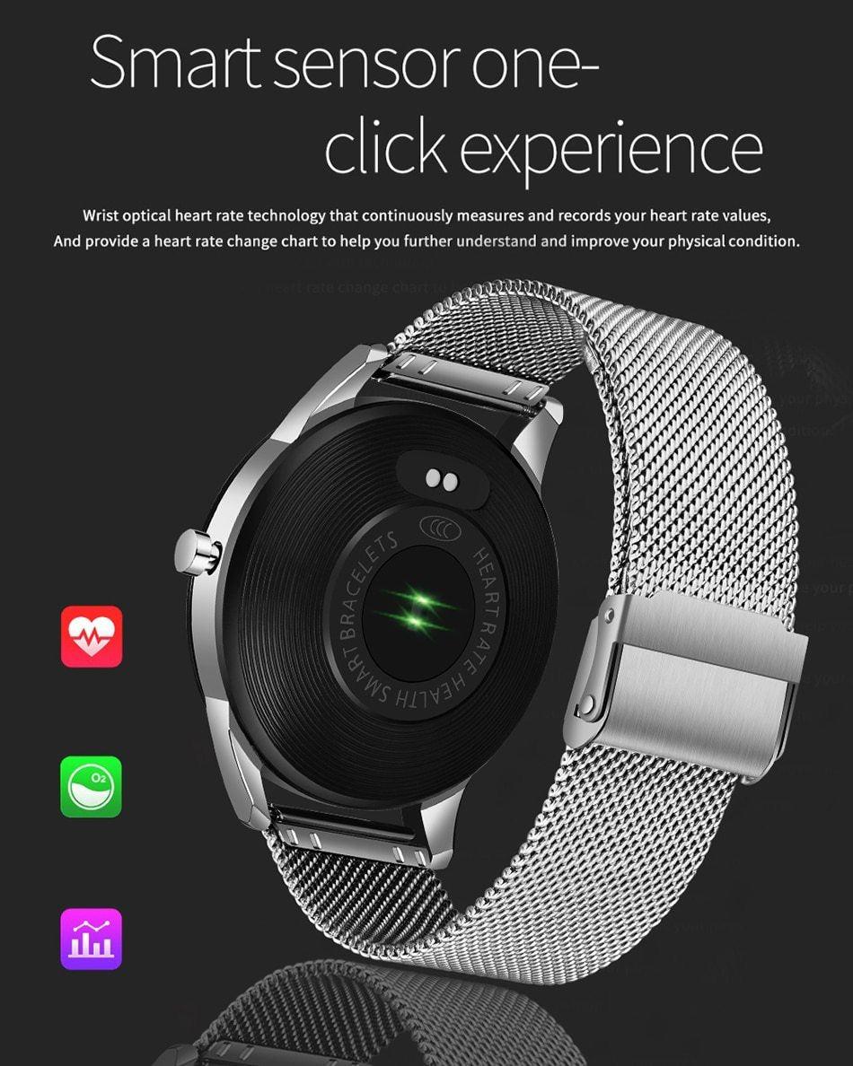 Modern Luxury New Smart Watch For Men and Women LED Color Screen And With Heart Rate Blood Pressure Tracker With  Multi-Function Mode Sport Smartwatch fitness Tracker