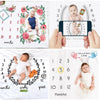 Newborn baby Monthly Growth  Blanket Photography Props Background Cloth For Baby
