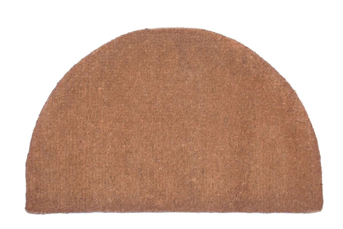 Half Round Premium Handwoven Coco Doormats 1.5