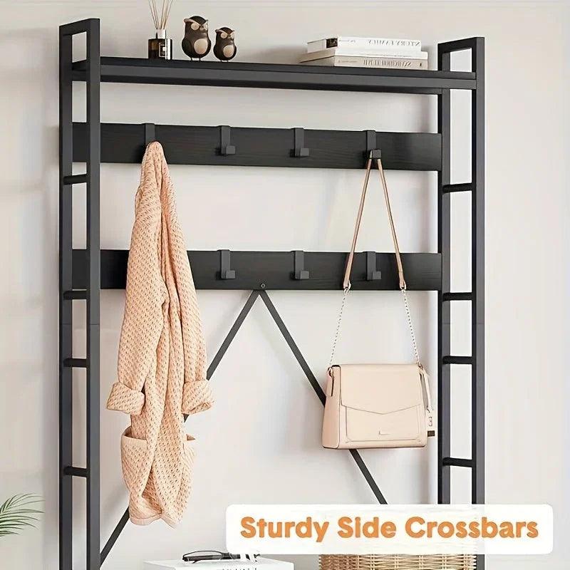 Hall Tree - Storage Wood Bench