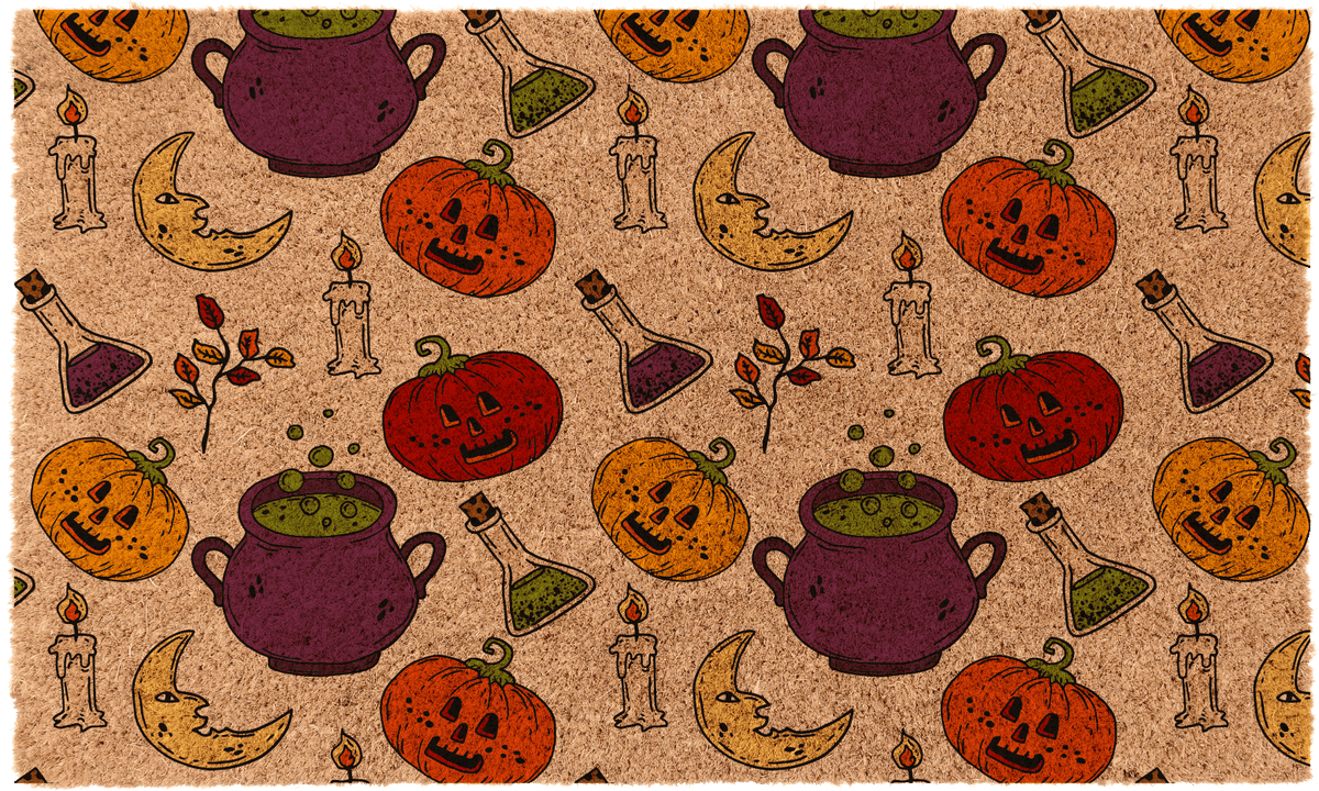 Halloween Pattern Cauldron