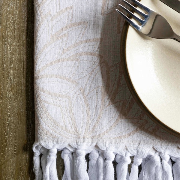 Turkish Towel | Single Set | Oat + White