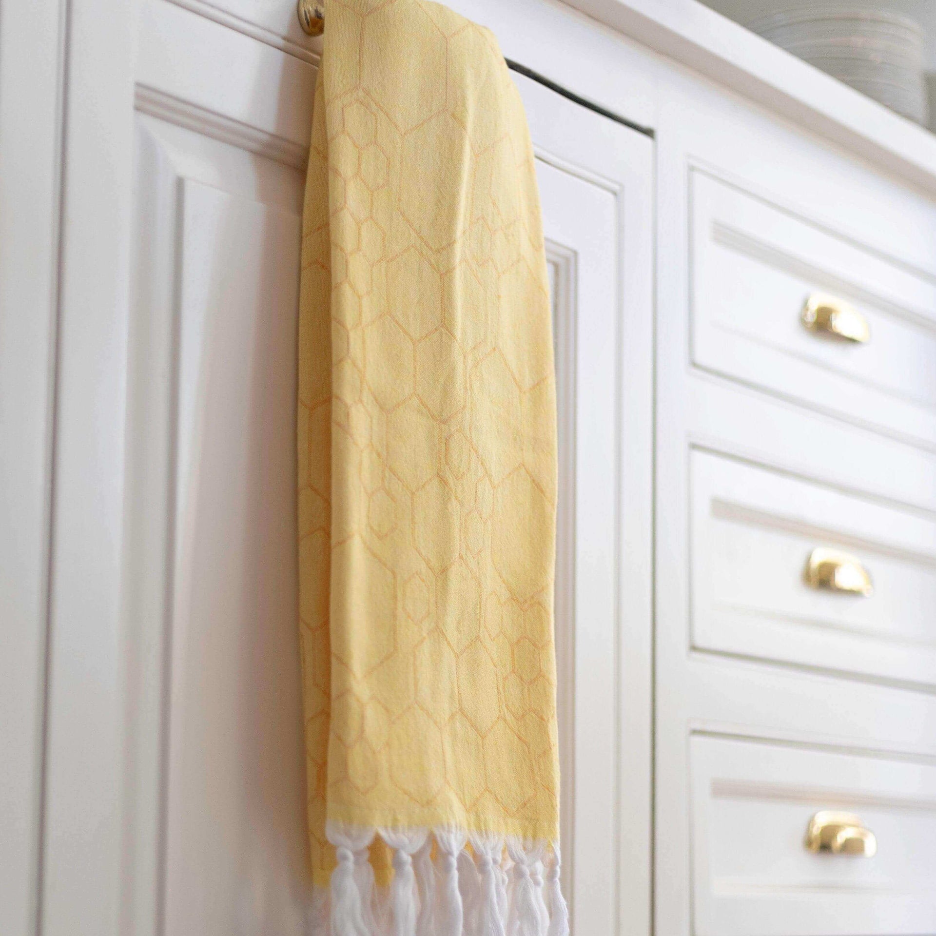 Turkish Towel | Hand Towel | Yellow + Orange