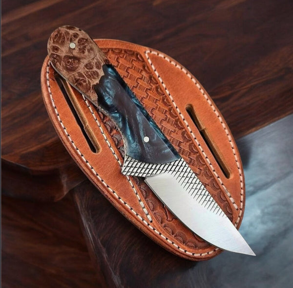 Handcrafted Cowboy Fixed Blade Knife – 9