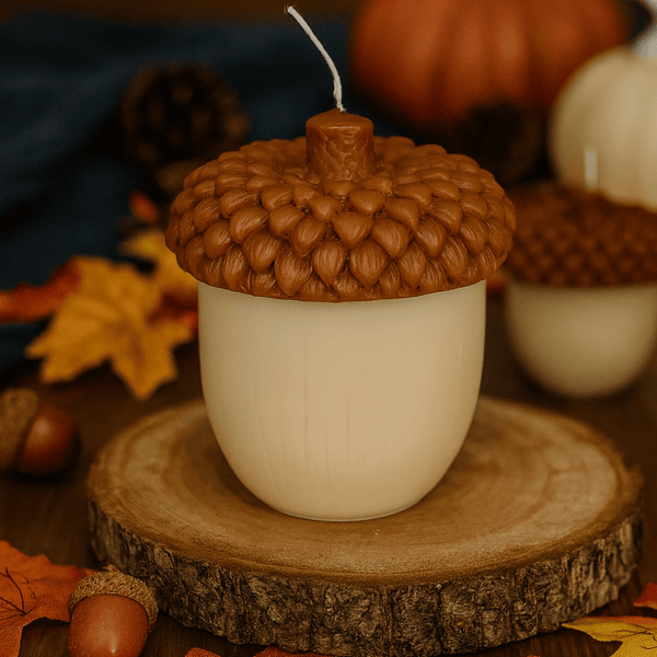 Acorn Sculpture Candle