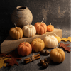 Pumpkin Candle | Rustic Candle | Autumn Candle