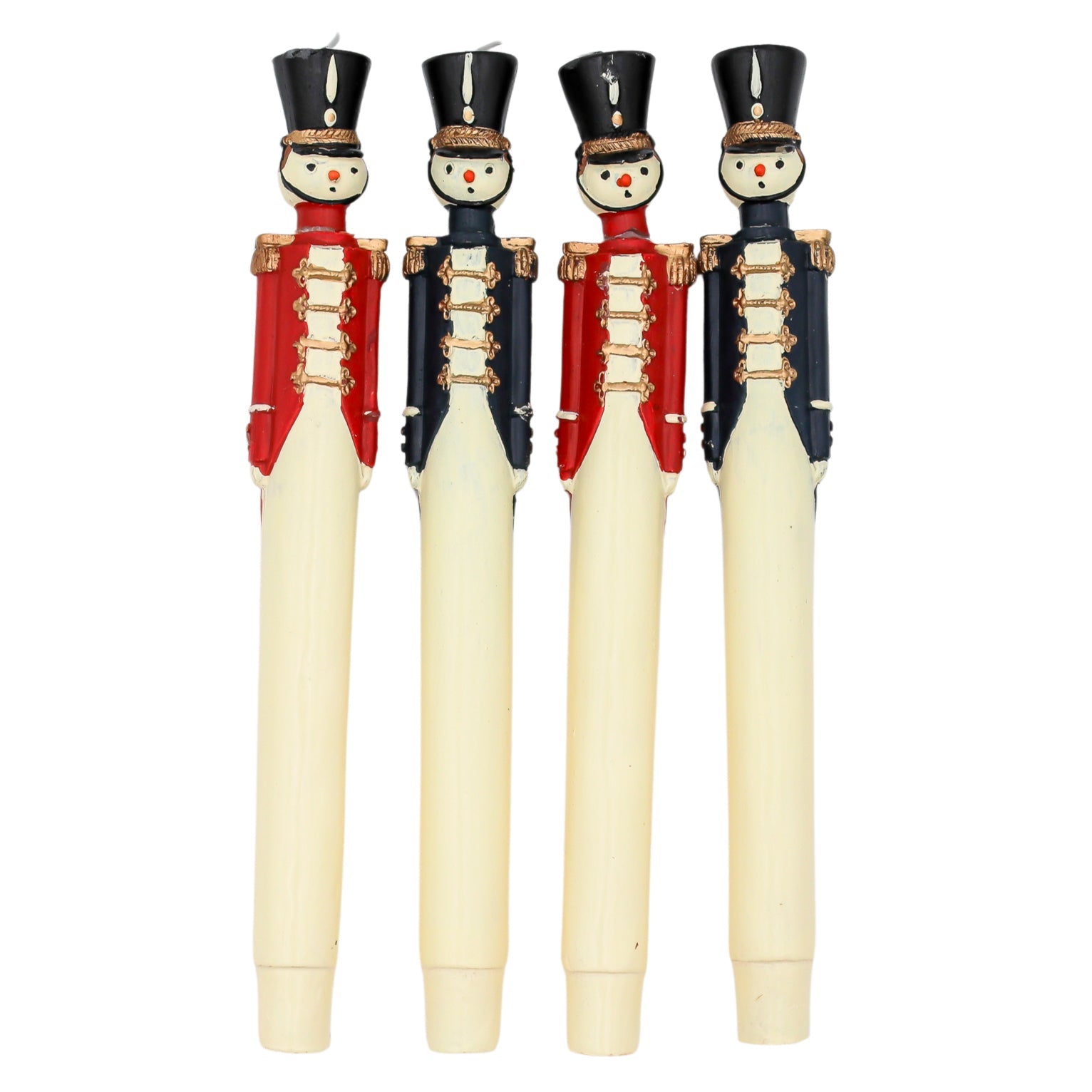 20 Handpainted Navy Blue Royal Guard Candles - Case of 10 packs