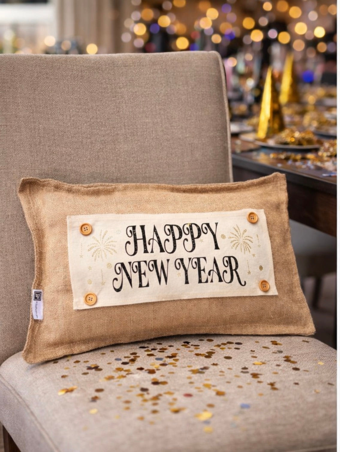 PILLOW ONLY (with fluffy insert): Country Idaho Potato Sack Burlap: RECTANGLE BURLAP PILLOW (with insert)
