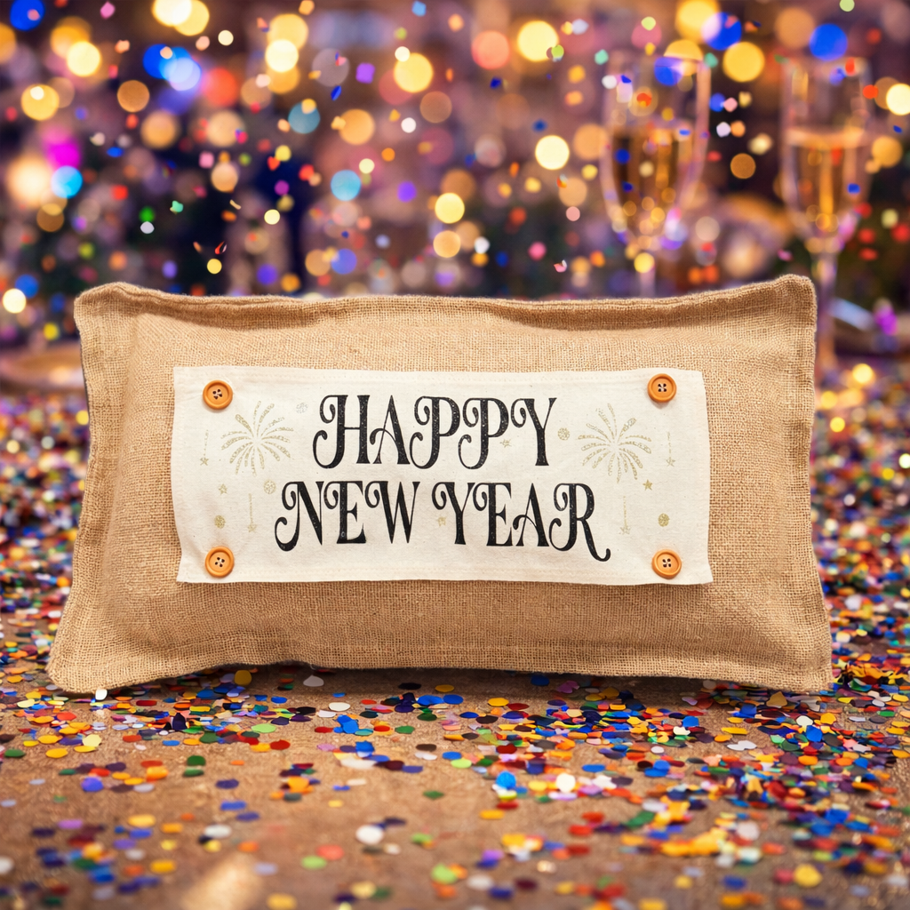 PILLOW ONLY (with fluffy insert): Country Idaho Potato Sack Burlap: RECTANGLE BURLAP PILLOW (with insert)