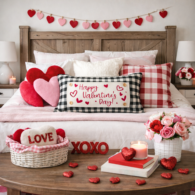 PILLOW ONLY (with fluffy insert): Buffalo Check Gingham: RECTANGLE BUFFALO CHECK PILLOW (with insert)