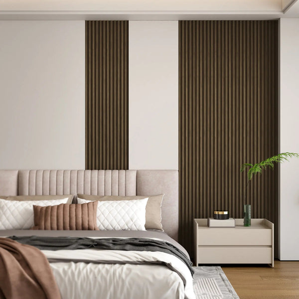 Hausvita 48 x 6 inch WPC Slat Wall Panel (16 Pack)