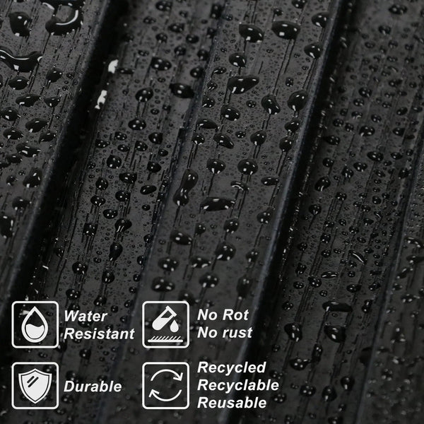 Hausvita 48 x 6 inch WPC Slat Wall Panel (16 Pack)